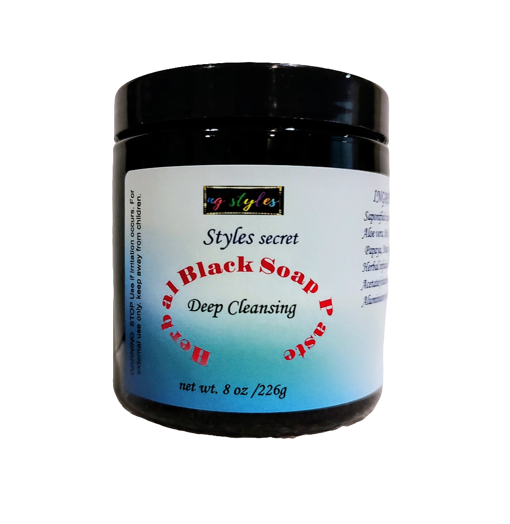 AFRICAN HERBAL BLACK SOAP PASTE
