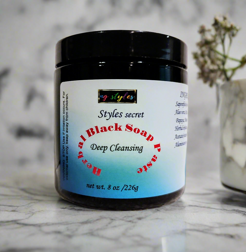 AFRICAN HERBAL BLACK SOAP PASTE