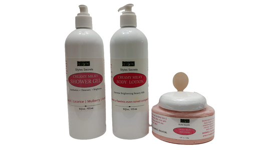 CREAMY MILKY BRIGHTENING BODY CARE KIT