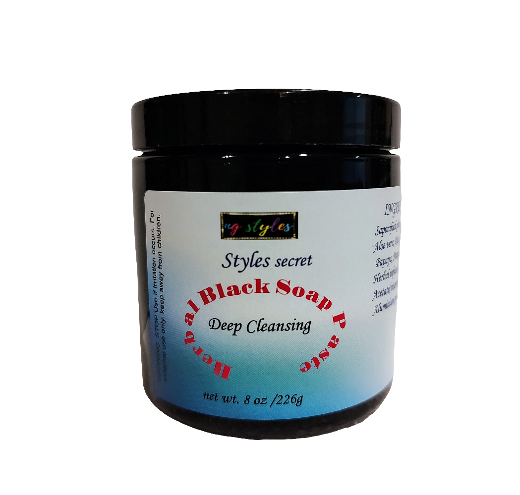 AFRICAN HERBAL BLACK SOAP PASTE
