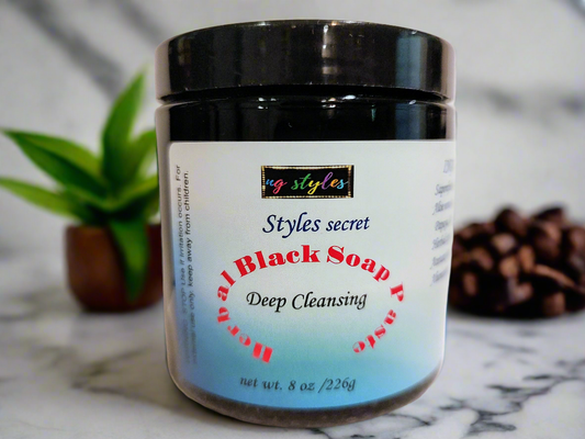 AFRICAN HERBAL BLACK SOAP PASTE