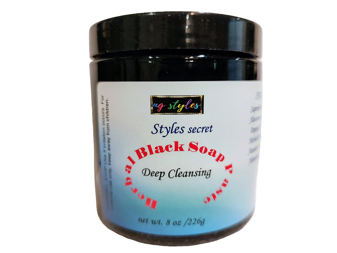 AFRICAN HERBAL BLACK SOAP PASTE