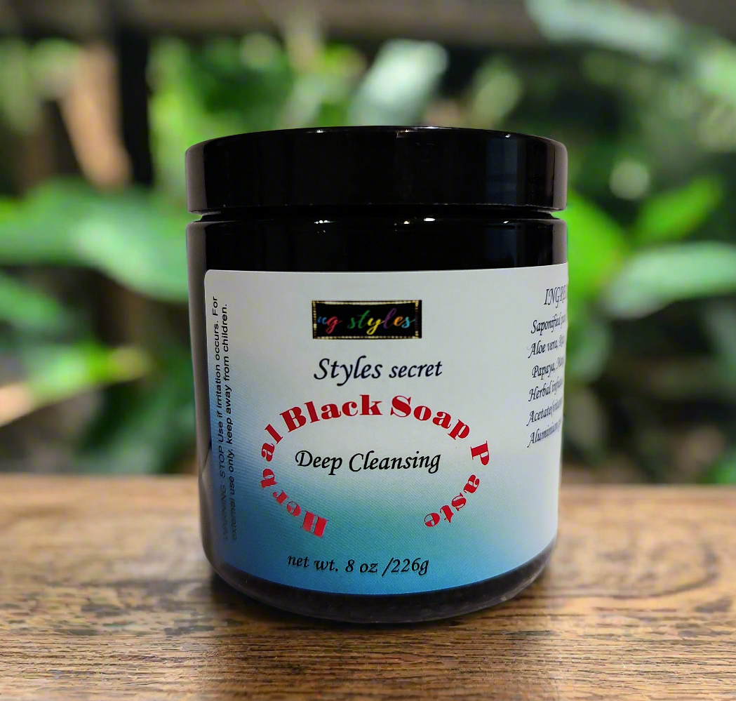 AFRICAN HERBAL BLACK SOAP PASTE