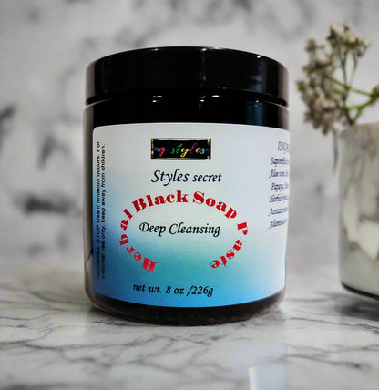 AFRICAN HERBAL BLACK SOAP PASTE