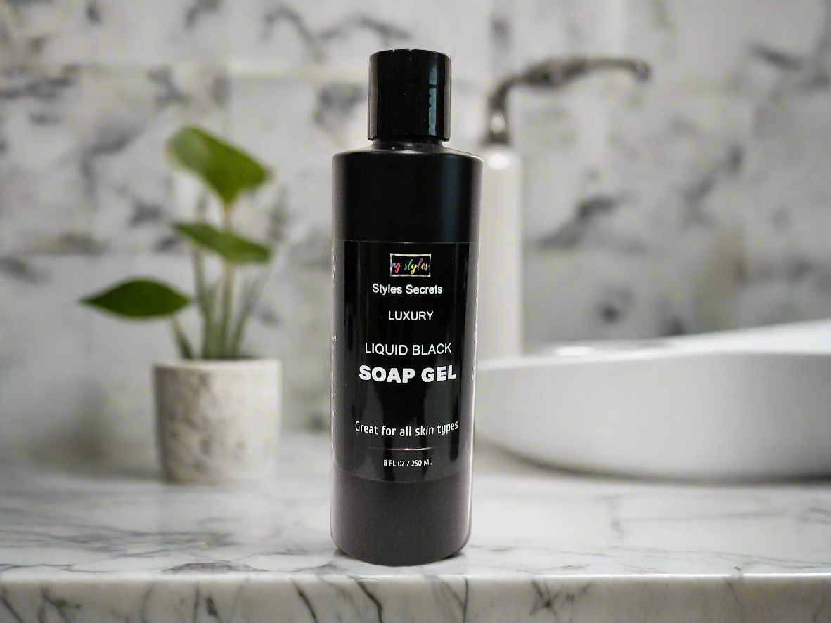 LUXURY LIQUID BLACK SOAP GEL