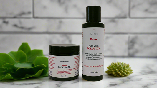 DETOX FACE MASK & SOLUTION KIT