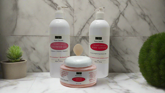 CREAMY MILKY BRIGHTENING BODY CARE KIT