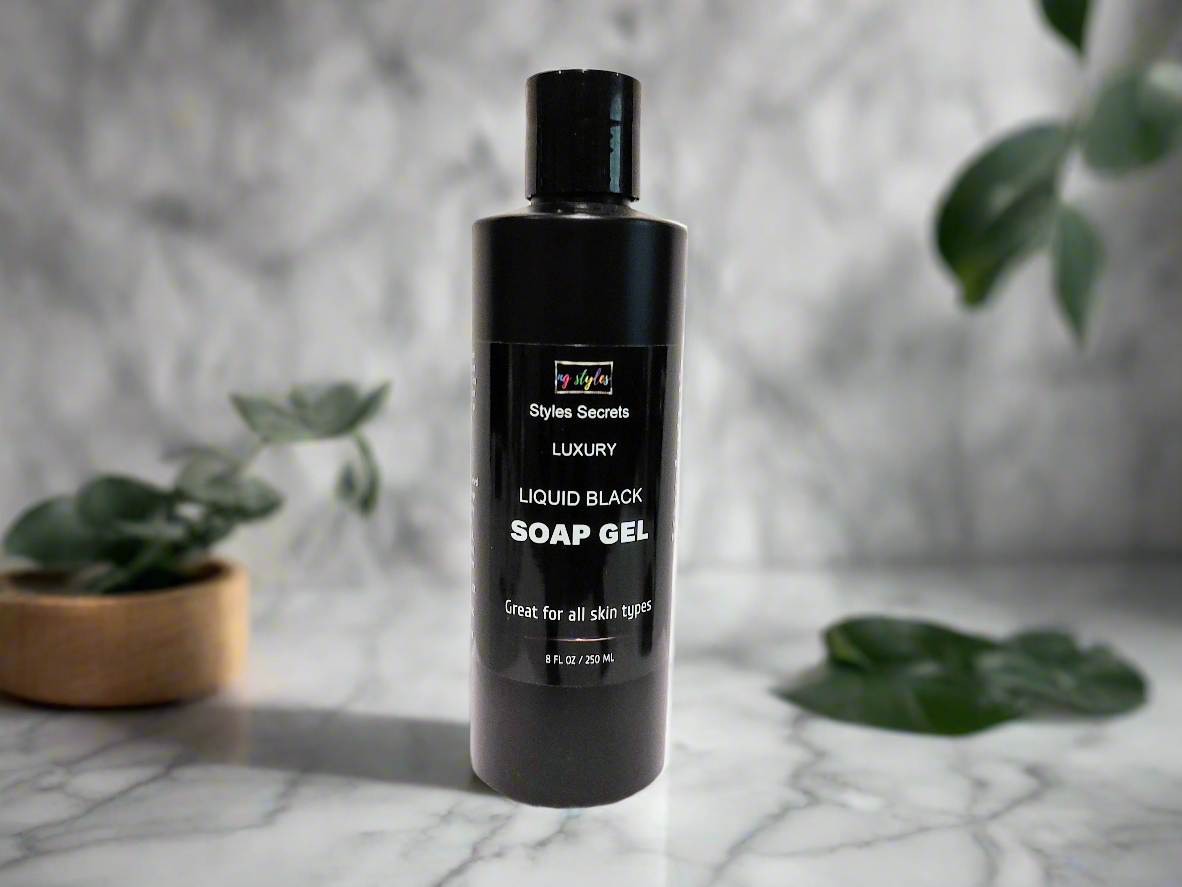 LUXURY LIQUID BLACK SOAP GEL