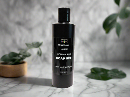 LUXURY LIQUID BLACK SOAP GEL