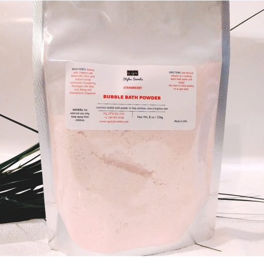 BUBBLE BATH POWDER